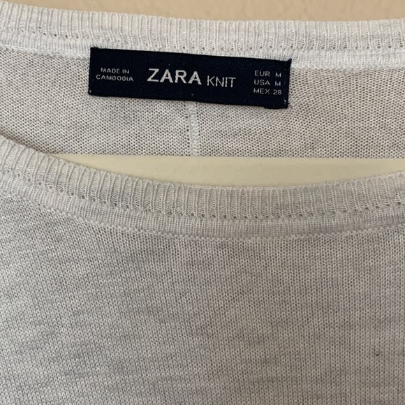 ❌Donated 07/21/23 ❌ Zara knit top, size medium - Picture 2 of 4